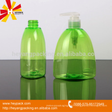 Flacon en plastique vert et transparent de 1 litre